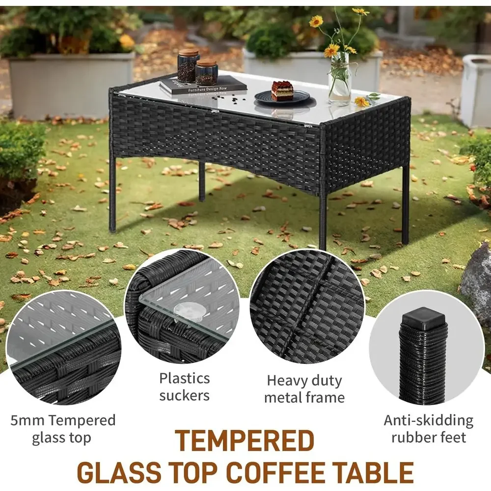 4-Piece Outdoor Patio Furnitur - огляд і ціна Outdoor Furniture Loveseat