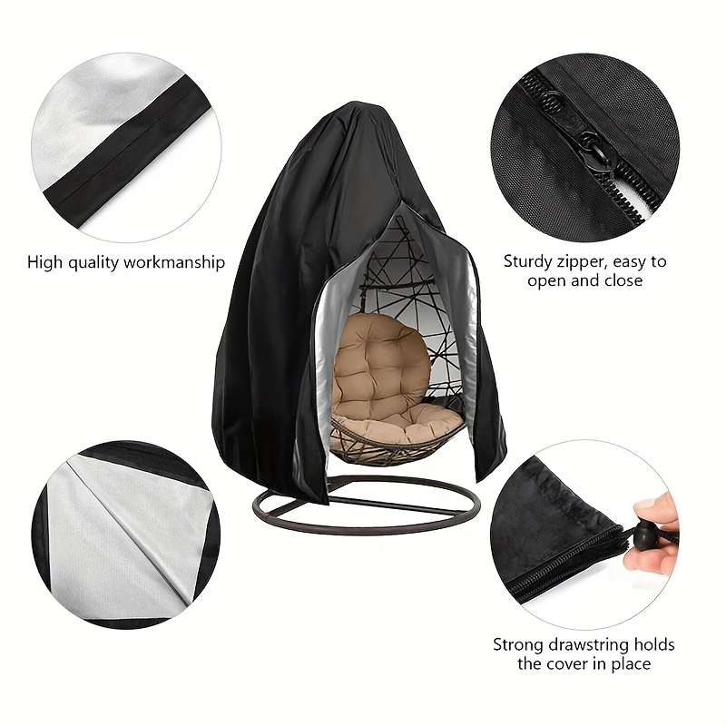 1 Piece Hanging Egg Chair Swin - огляд і ціна Outdoor Furniture Upholstery