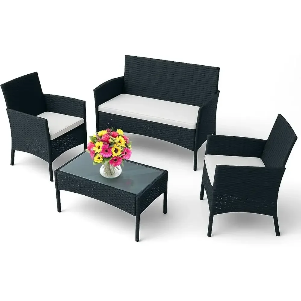 4-Piece Outdoor Patio Furnitur - огляд і ціна Outdoor Furniture Loveseat