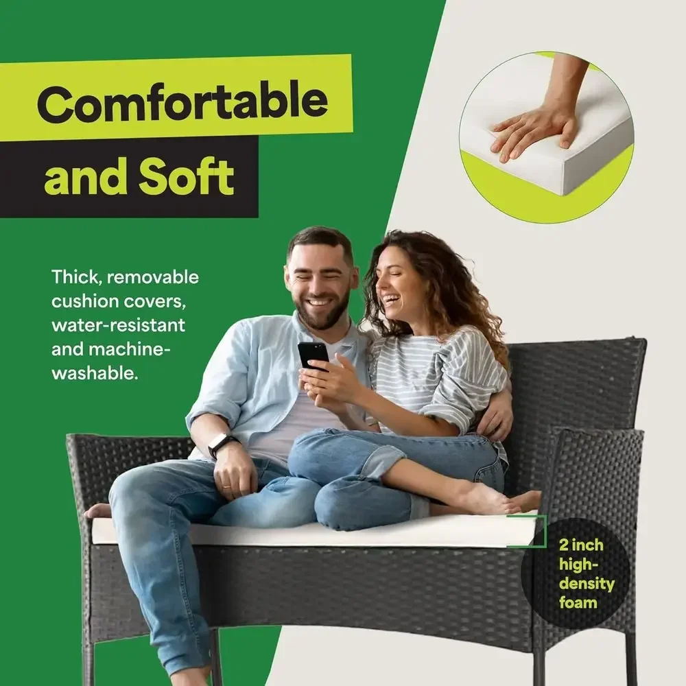4-Piece Outdoor Patio Furnitur - огляд і ціна Outdoor Furniture Loveseat