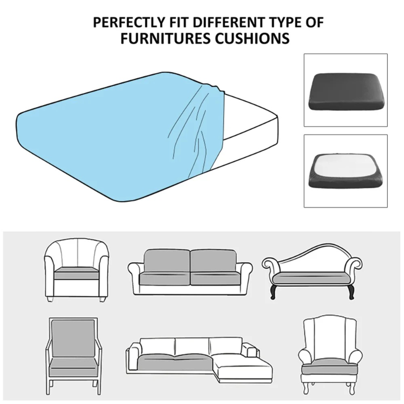 Elastic Waterproof Sofa Cushio - огляд і ціна Outdoor Furniture Upholstery