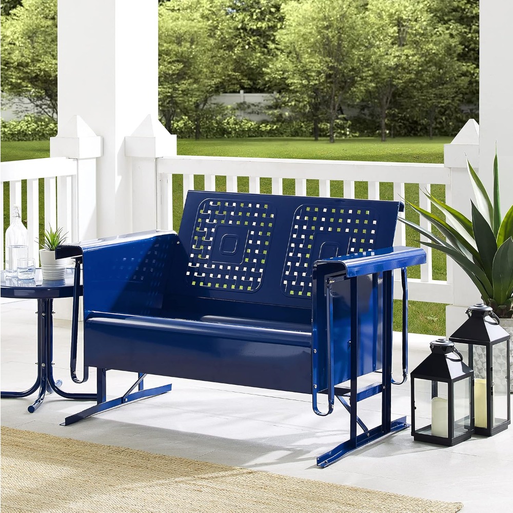 Bates Retro Metal Outdoor Love - огляд і ціна Outdoor Furniture Loveseat