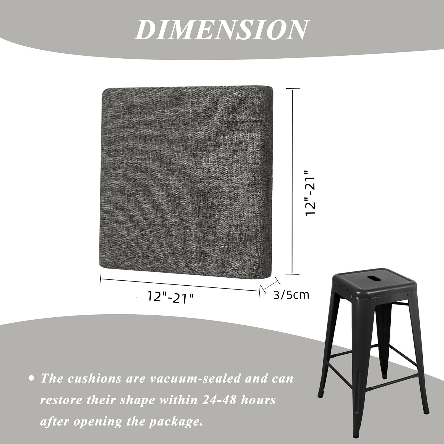 Custom Square Bar Stool Cushio - огляд і ціна Outdoor Furniture Upholstery