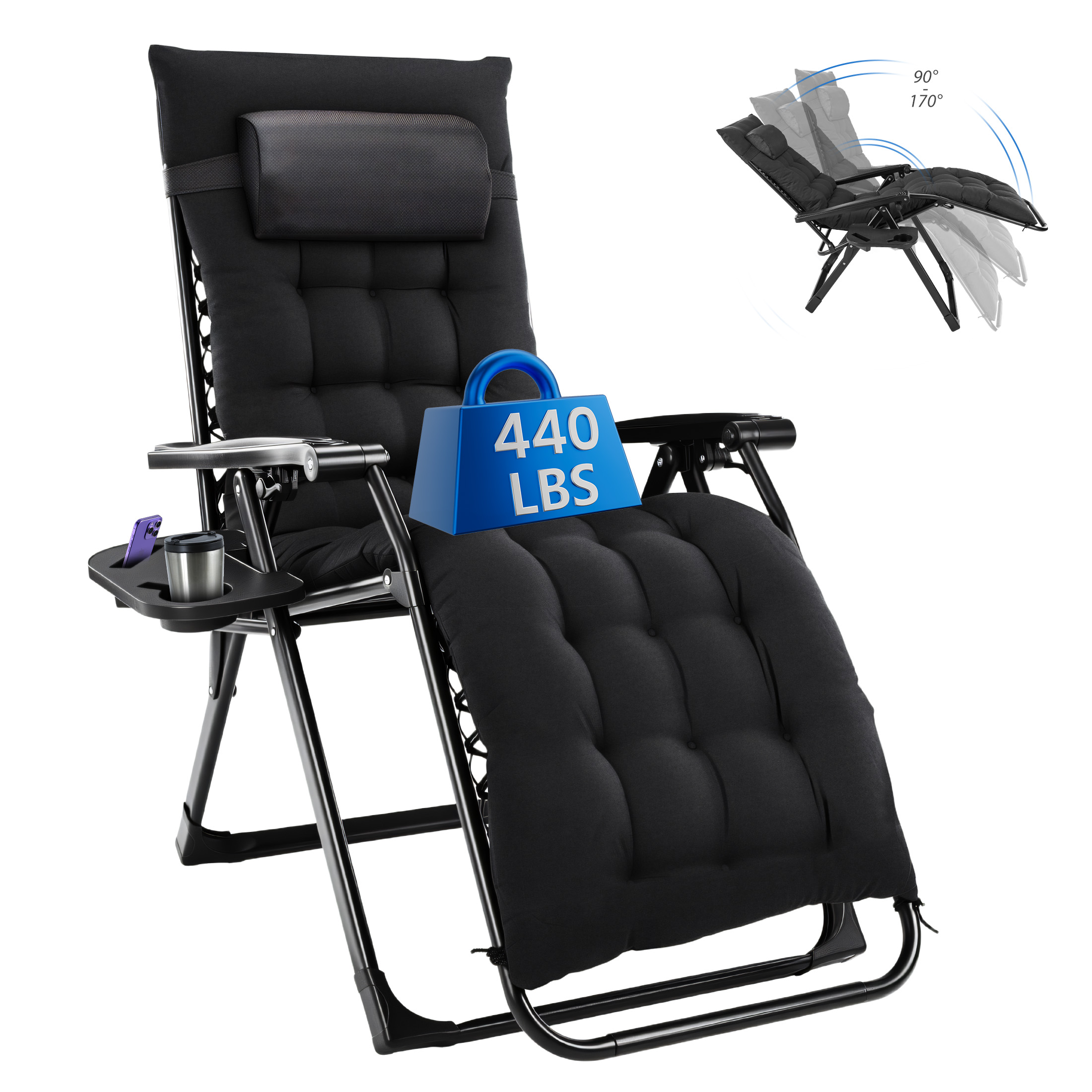MCQ Zero Gravity Cushioned Lou - огляд і ціна Outdoor Furniture Lounge Set