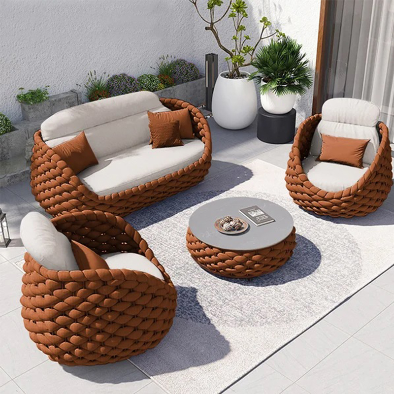 Juecheng Nordic Designed Woven - огляд і ціна Rattan Lounge Set