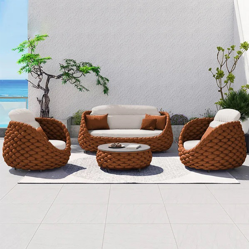 Juecheng Nordic Designed Woven - огляд і ціна Rattan Lounge Set