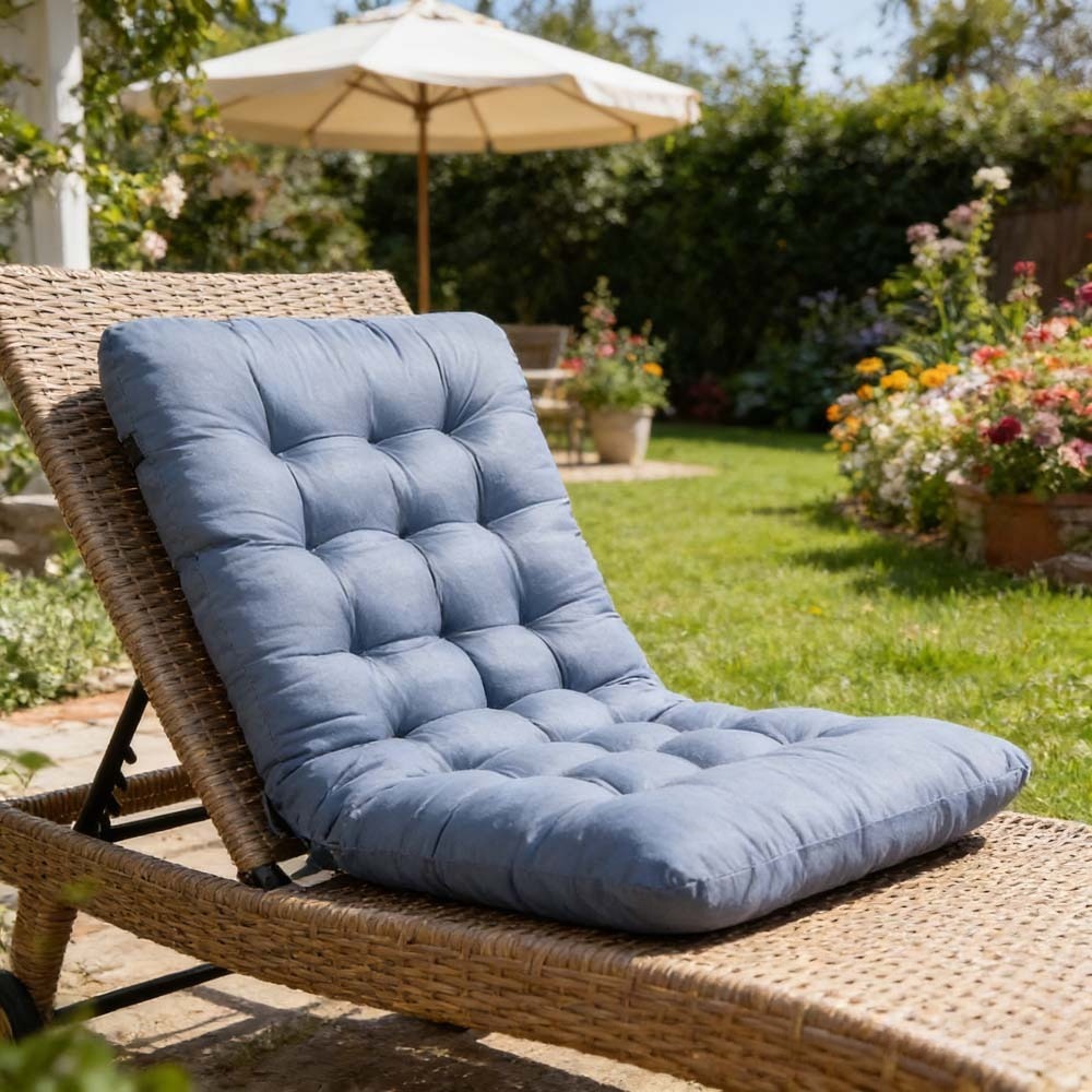 1PC Thick Seat Cushion with St - огляд і ціна Outdoor Furniture Upholstery