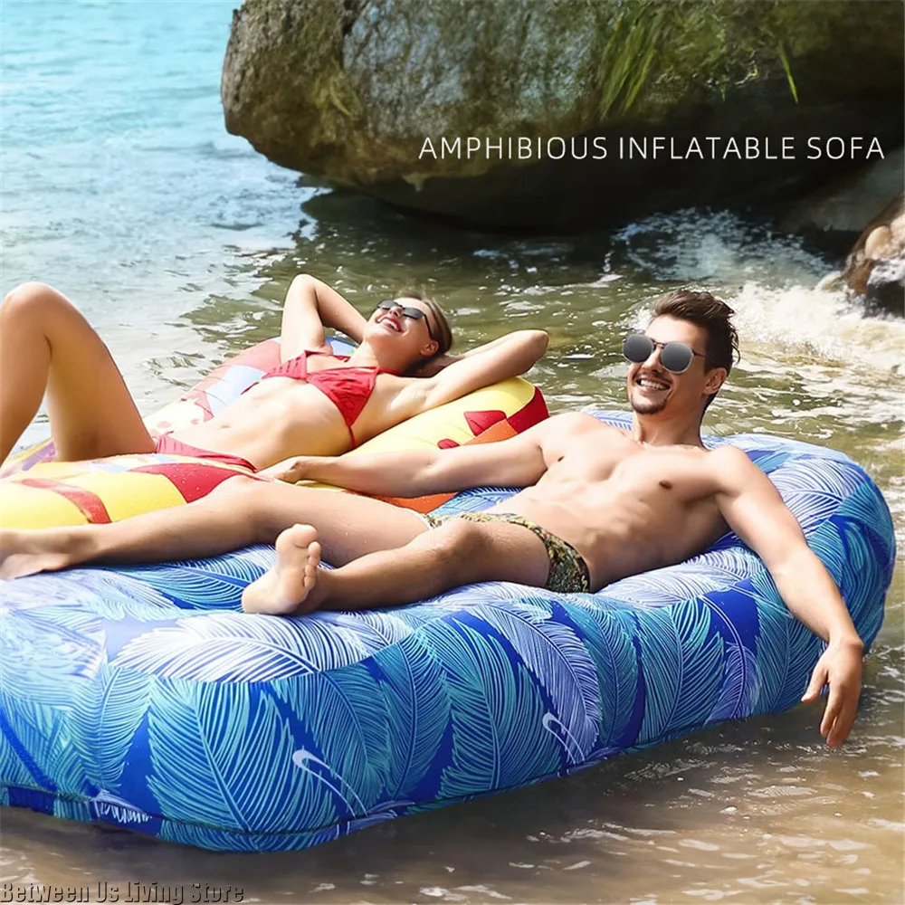 Luxury Inflatable Sofa Bed - E - огляд і ціна Outdoor Furniture Lounge Set