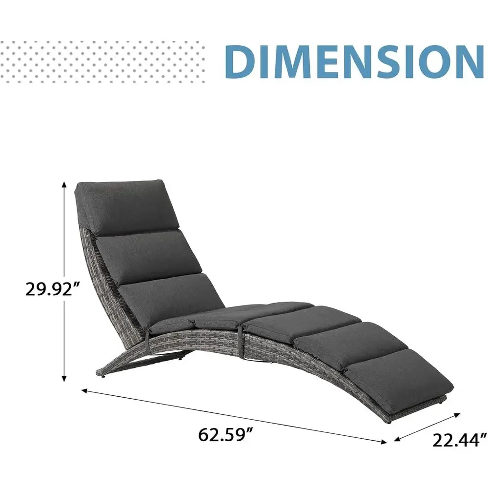 2-Piece Cushioned Adjustable R - огляд і ціна Rattan Lounge Set