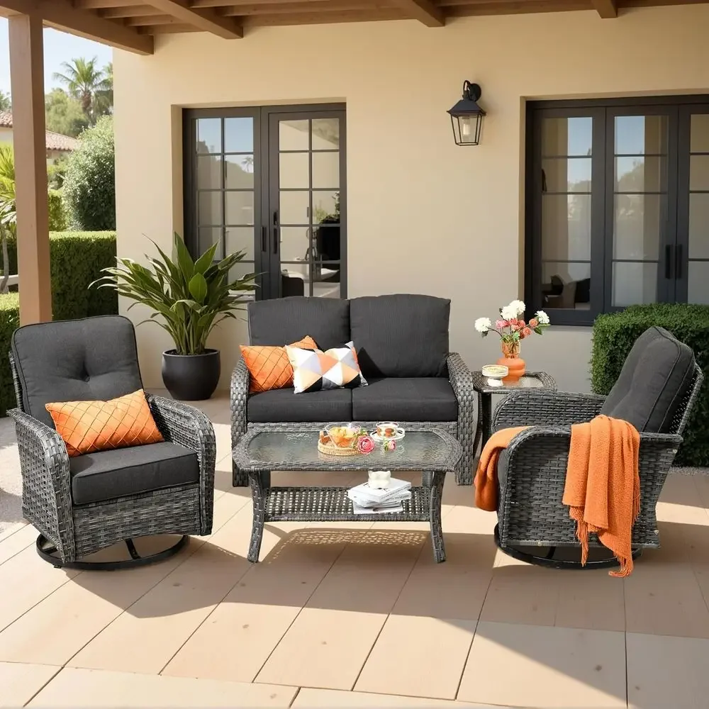 5-Piece Outdoor Patio Furnitur - огляд і ціна Outdoor Furniture Loveseat