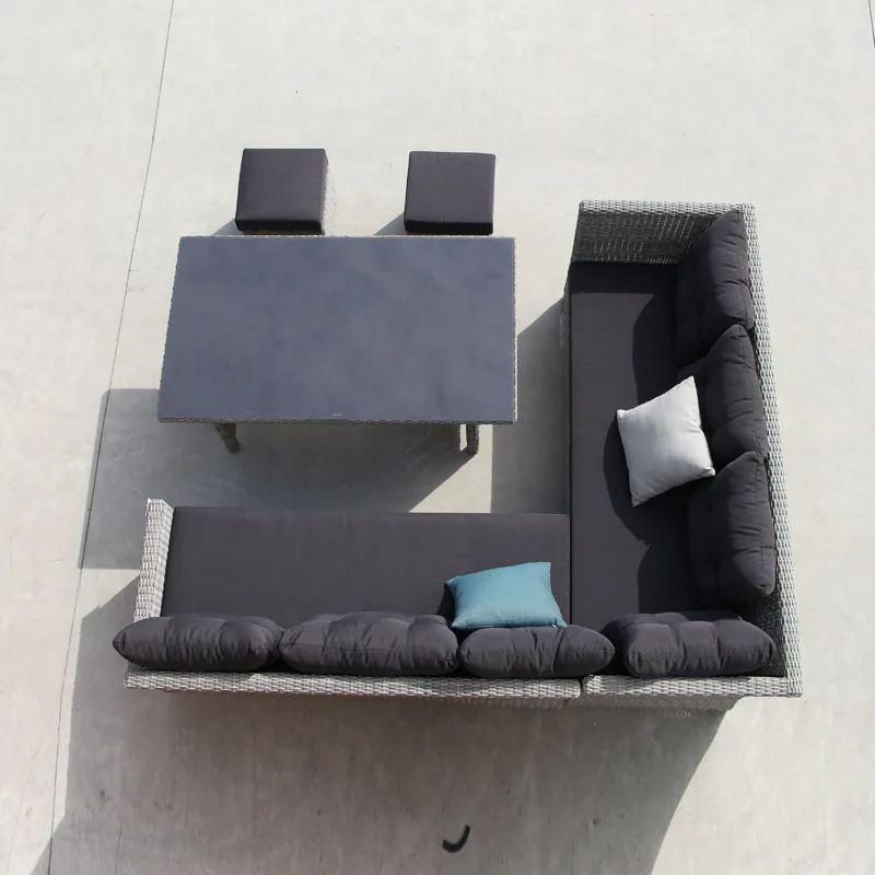 Outdoor PE Wicker Lounge Sofa  - огляд і ціна Rattan Lounge Set