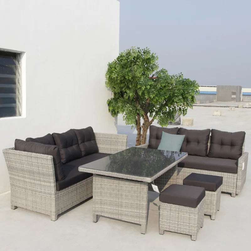 Outdoor PE Wicker Lounge Sofa  - огляд і ціна Rattan Lounge Set