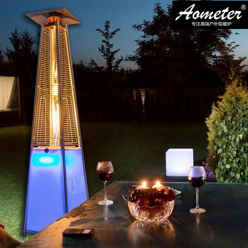 Pyramid-shaped LED Glass Tube  - огляд і ціна Patio Heater Standing