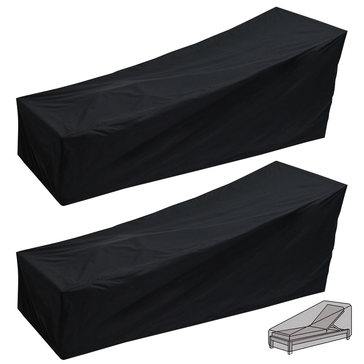 Outdoor Garden Sunbed Cover Su - огляд і ціна Outdoor Furniture Lounge Set