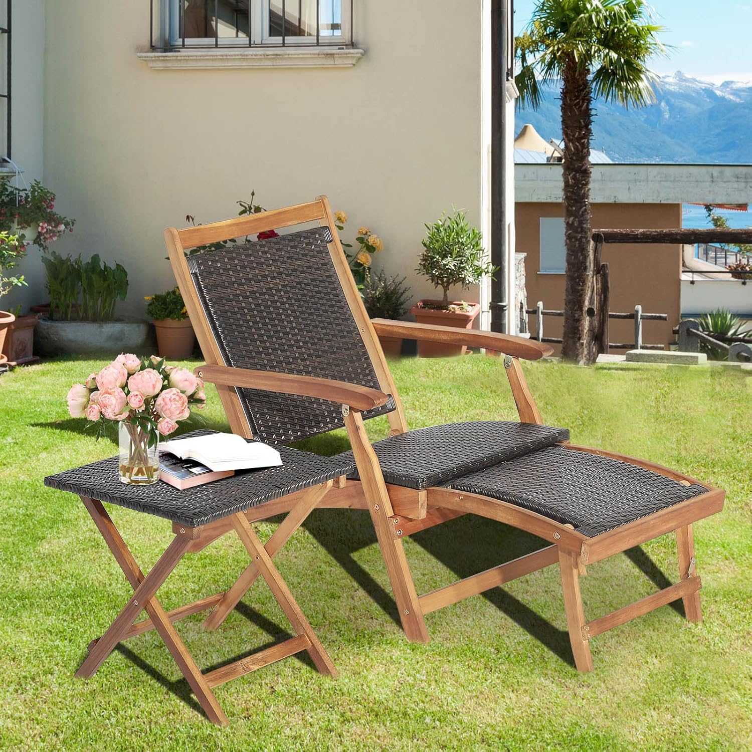 Foldable Outdoor Patio Lounge  - огляд і ціна Outdoor Furniture Lounge Set