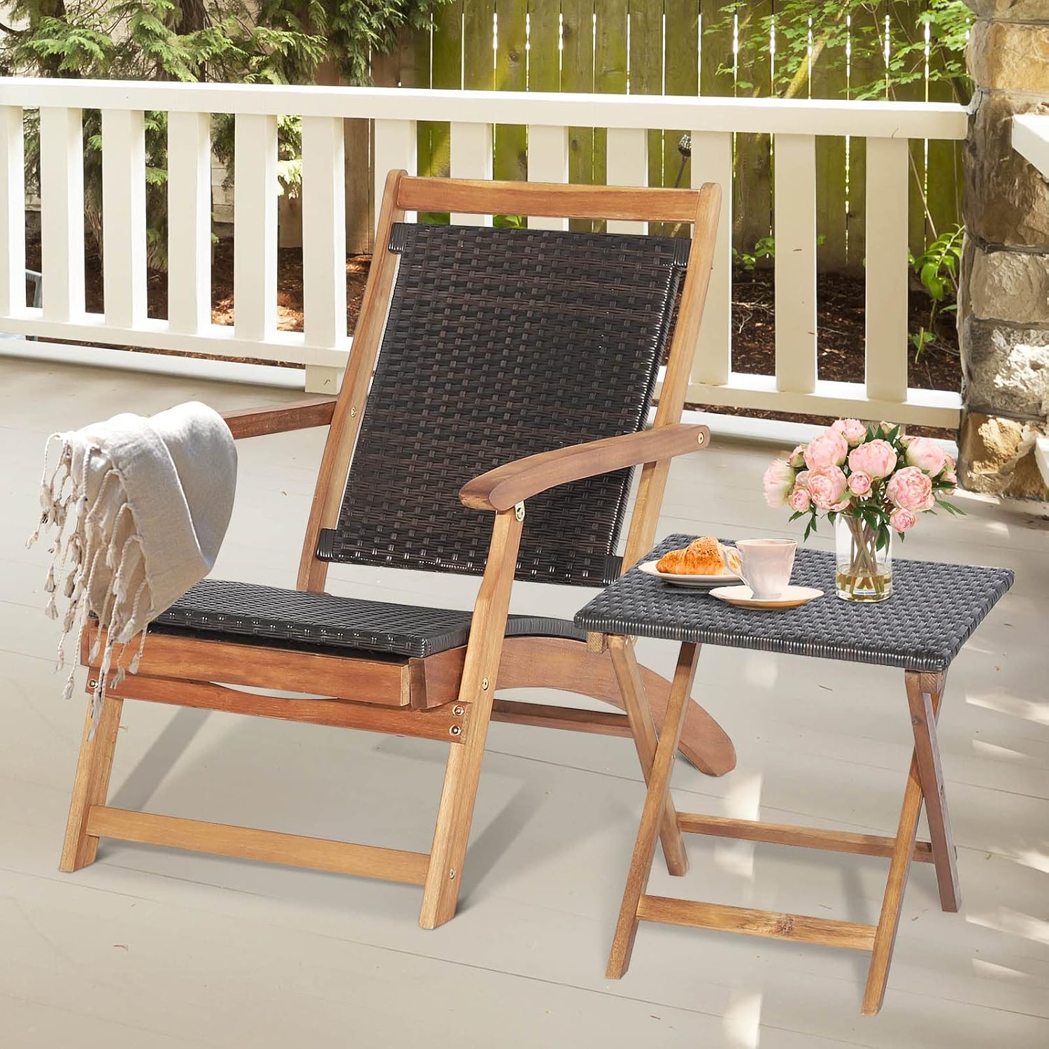 Foldable Outdoor Patio Lounge  - огляд і ціна Outdoor Furniture Lounge Set