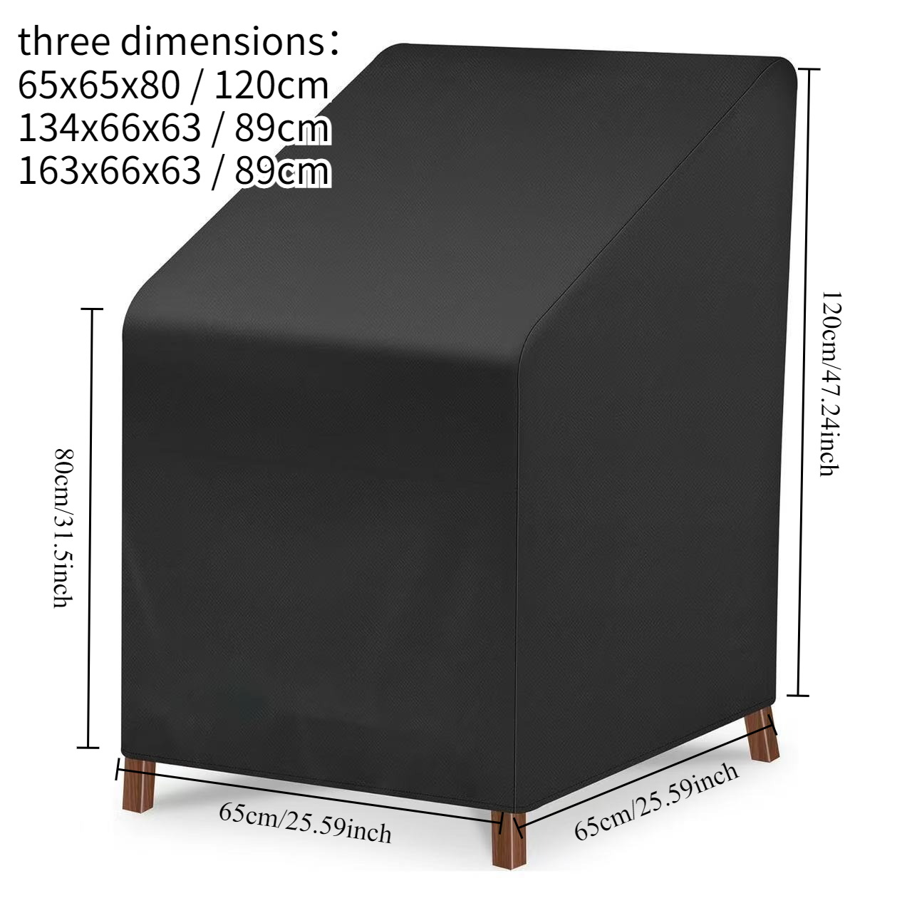 Stacked Chair Dust Cover Stora - огляд і ціна Outdoor Furniture Covers