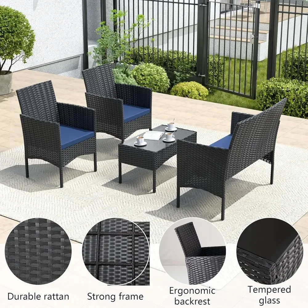 4-Piece Outdoor Patio Furnitur - огляд і ціна Outdoor Furniture Loveseat