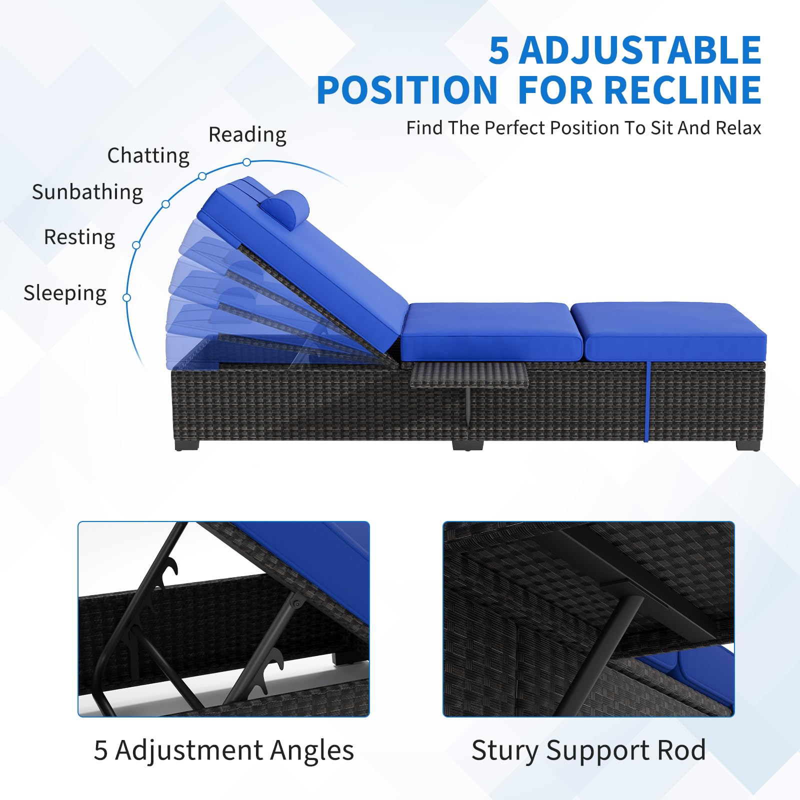 Outdoor Chaise Lounge Chairs S - огляд і ціна Rattan Lounge Set